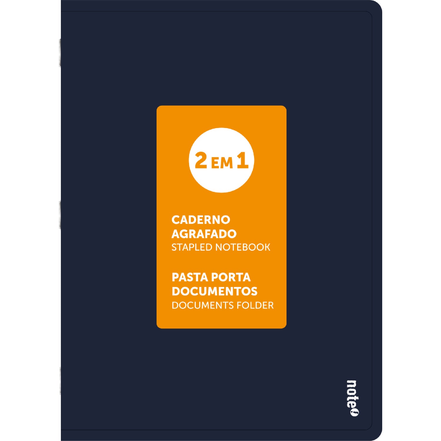 Caderno Agrafado A4 Pautado 2 em 1 (várias cores) Note!