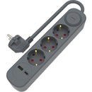 Bloco Cinza 3Tom Com Int 1Usb 1,5M