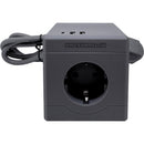 Ficha Cinza 3Tom 2Usb
