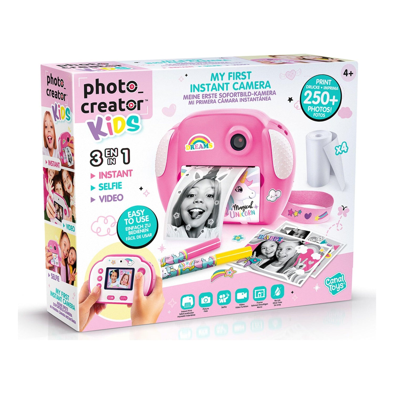 Canal Toys - Máquina Fotográfica Instantânea Júnior