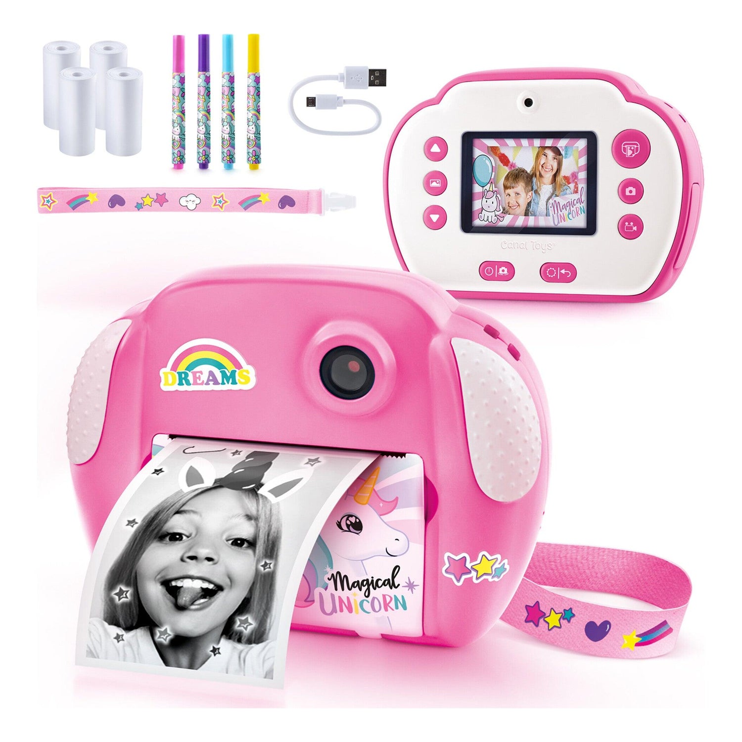 Canal Toys - Máquina Fotográfica Instantânea Júnior