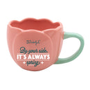 Caneca 3D Rosa - Primavera Sempre
