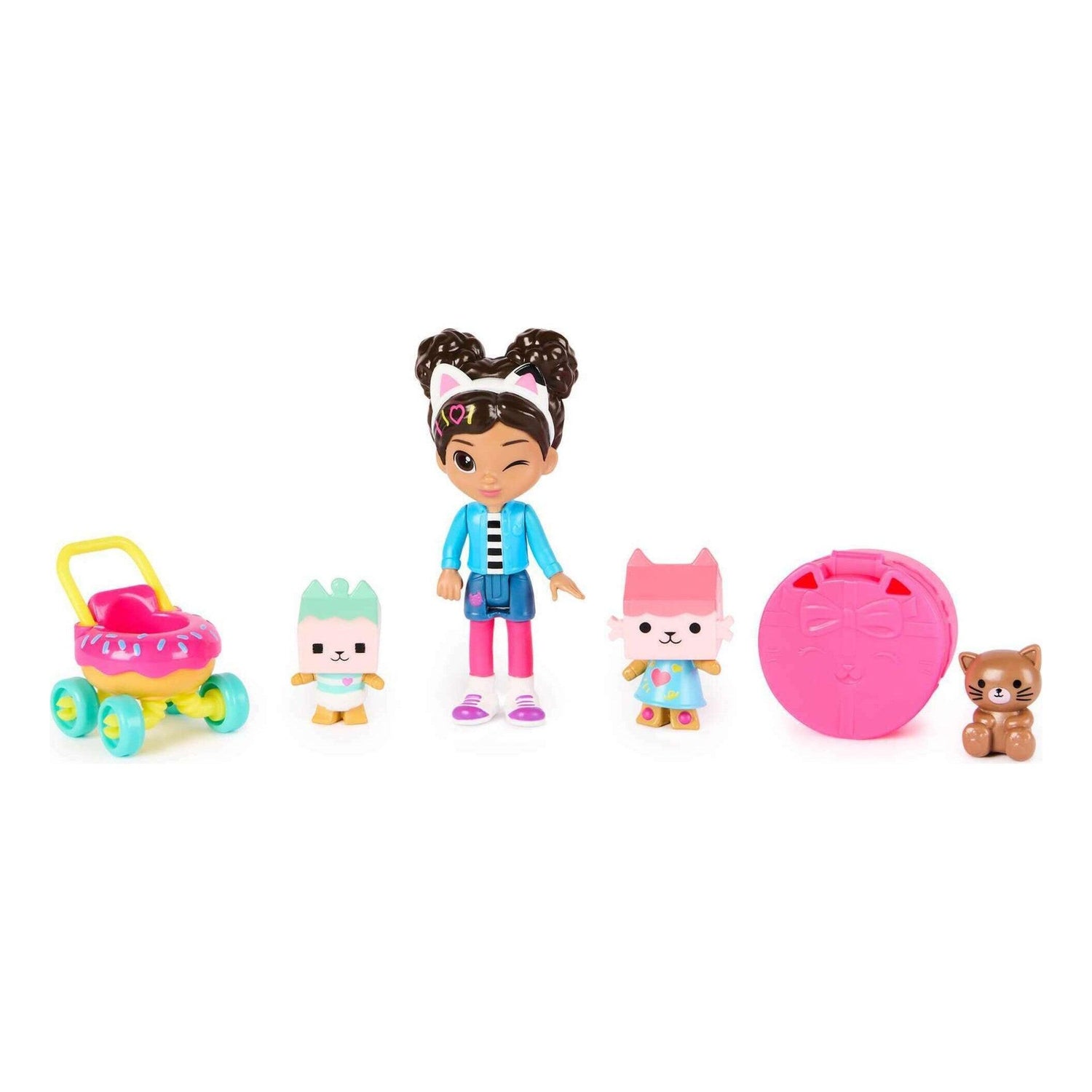 Gabby's Dollhouse - Conjunto de Figuras Cuida de Gatinhos
