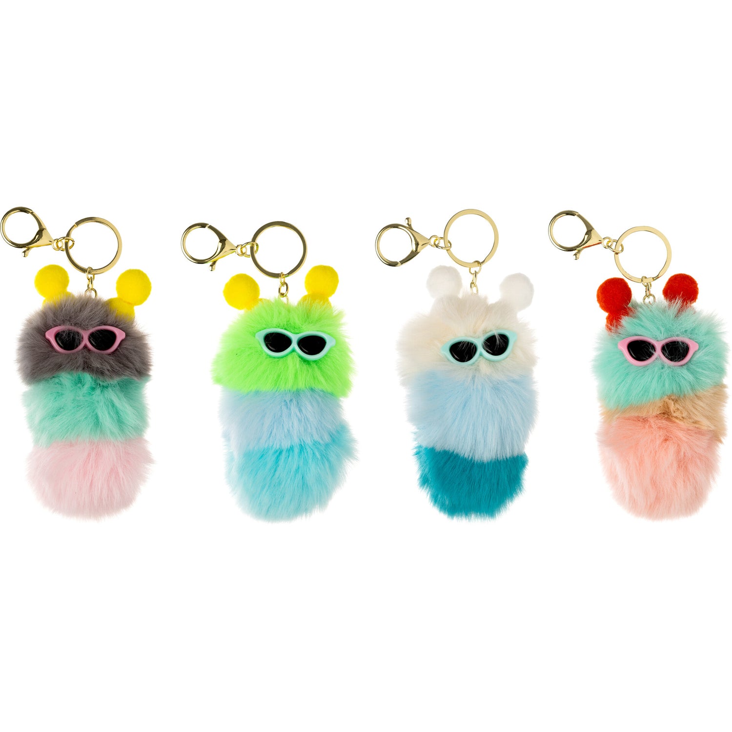 Porta Chaves Peluche Lagarta (vários modelos)