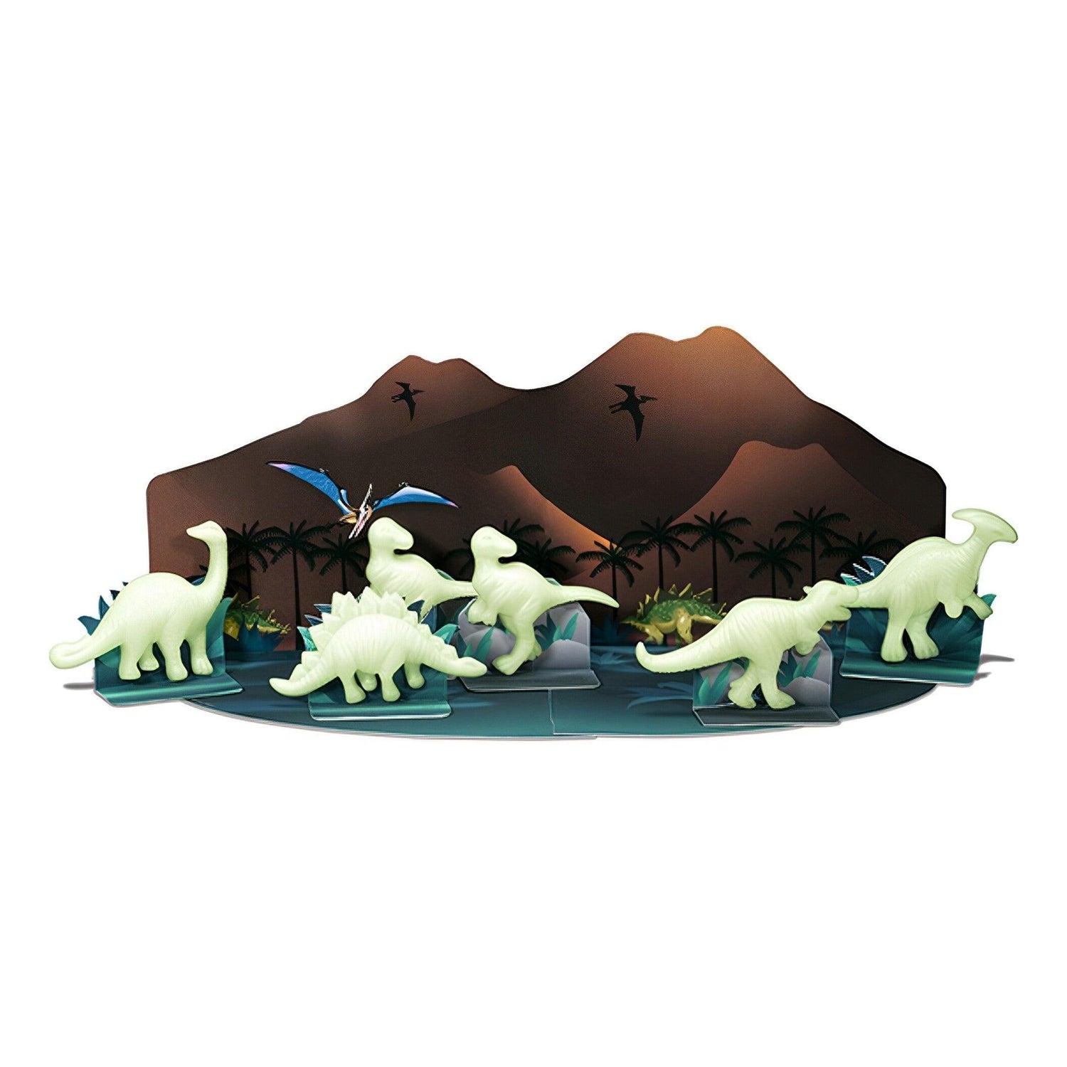 Glow-In-The-Dark 3D Dinosaurs