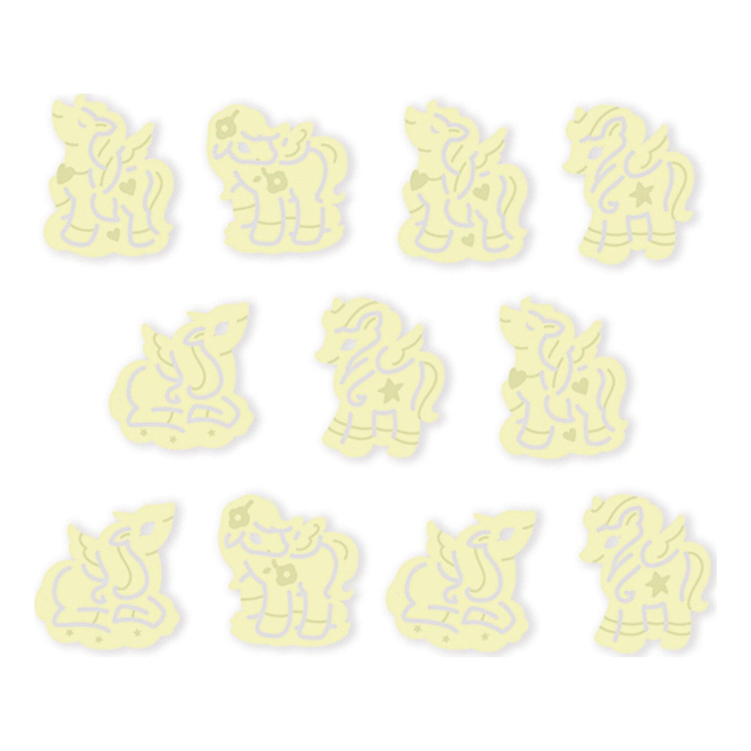 Glow-In-The-Dark 3D Unicorns