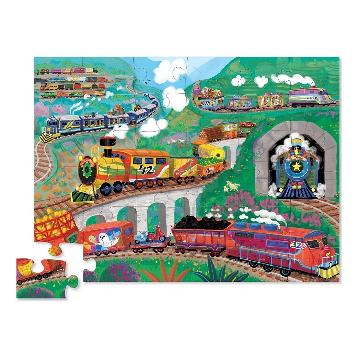 Crocodile Creek - Puzzle 36 Pcs All Aboard Crocodile Creek