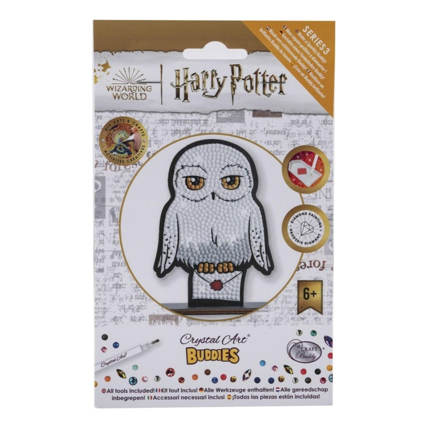 Crystal Art - Hedwig, Crystal Art Buddy
