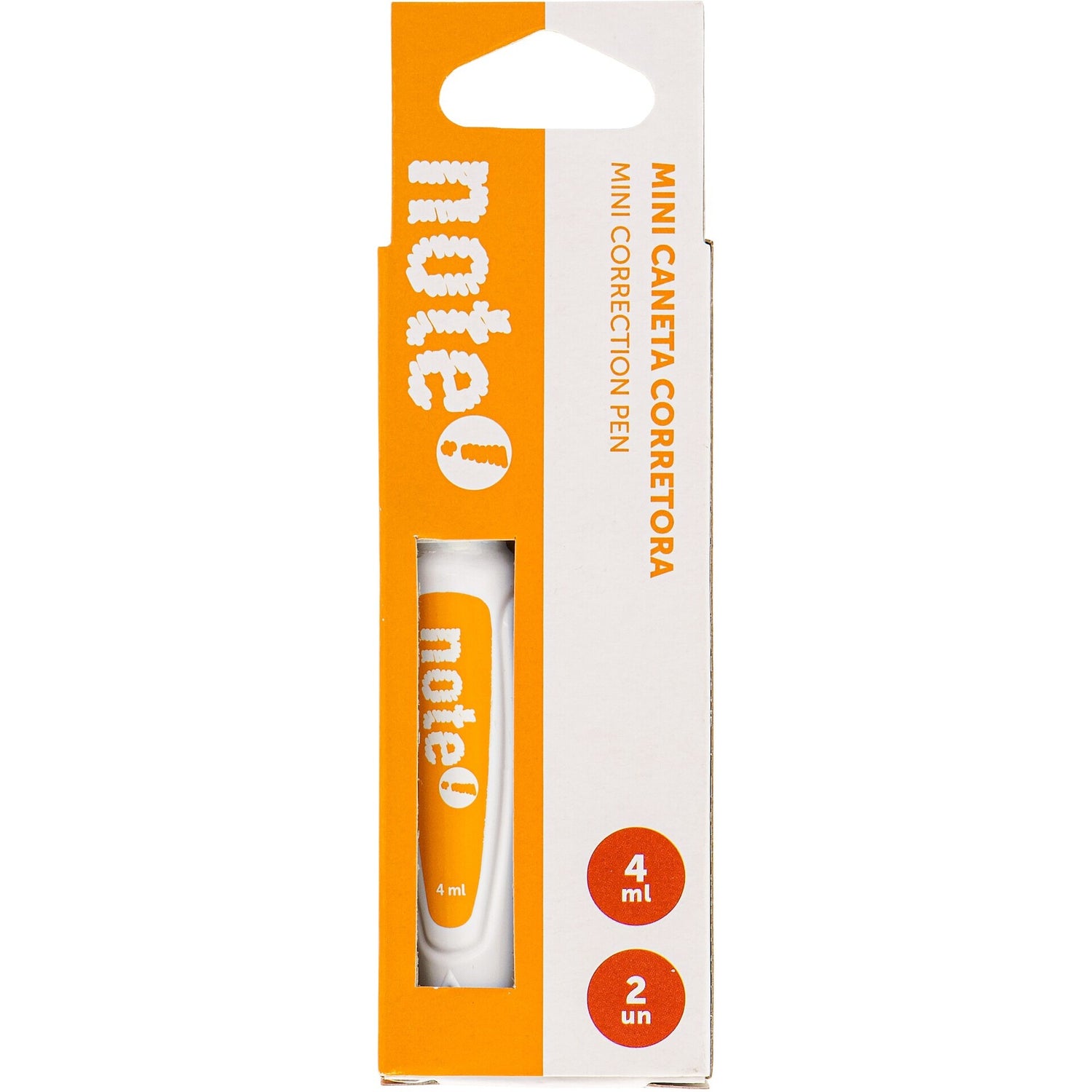 Conjunto 2 Mini Canetas Corretoras 4ml Note!