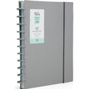 Caderno Smart Espiral A4 Pautado Cinza Talia