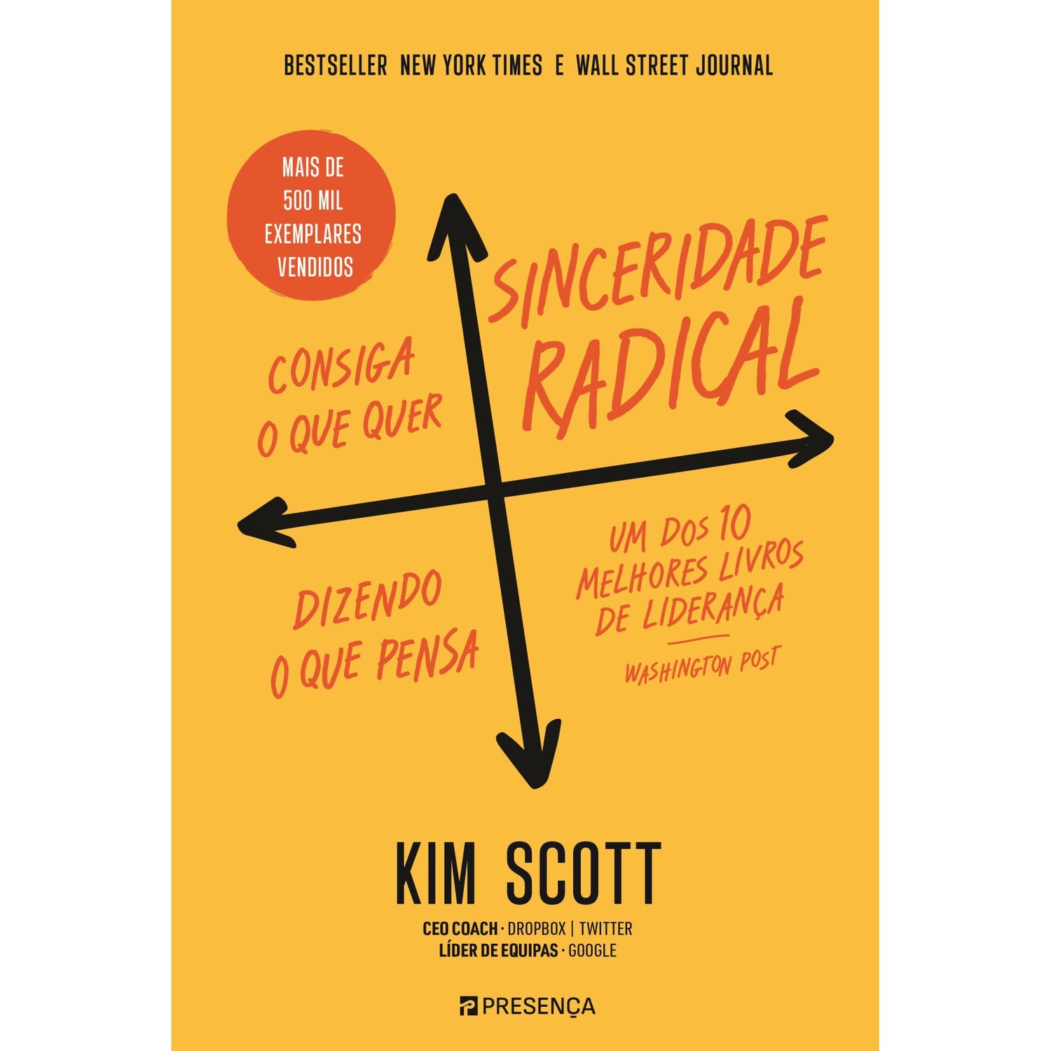 Sinceridade Radical - Consiga o que Quer, Dizendo o que Pensa de Kim Scott