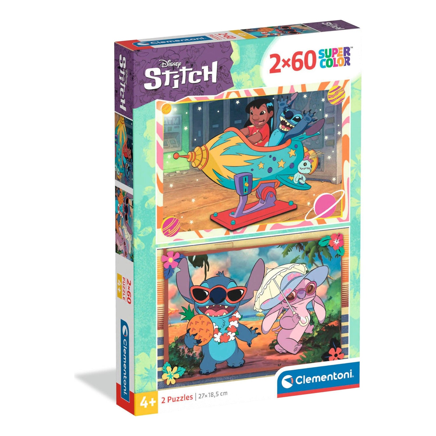 Clementoni - Puzzle Stitch 2x60 Peças