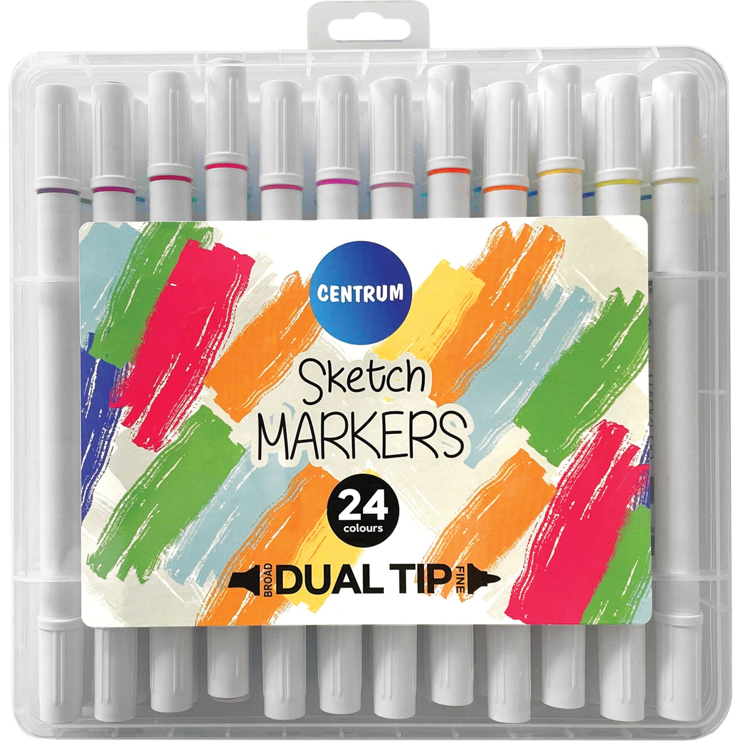 Marcador de Colorir 2 Pontas Sketch Centrum