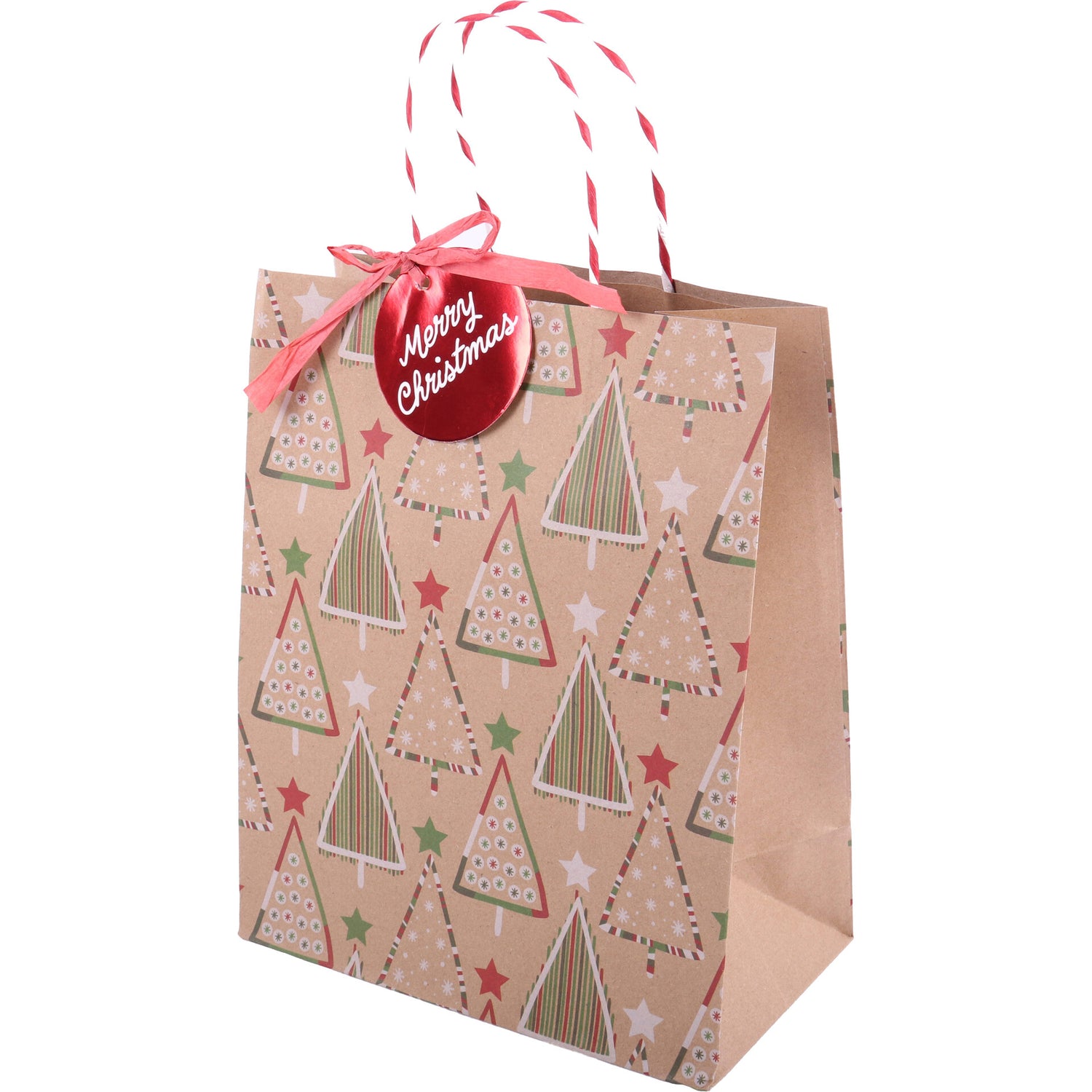 Saco para Presentes Christmas Trees 45x37x15cm Note!