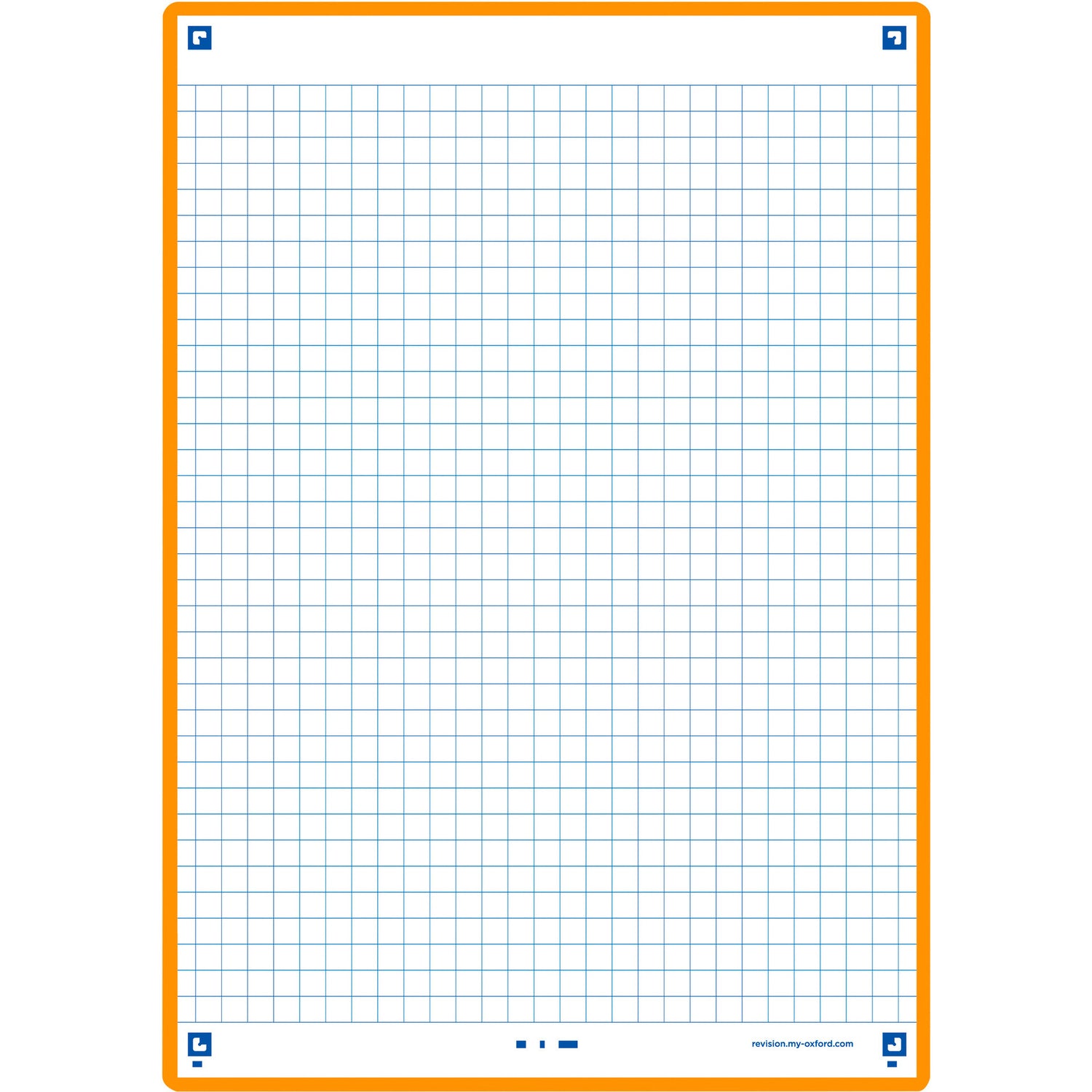 Flashcards 2.0 A5  30 Folhas Quadriculado Laranja Oxford
