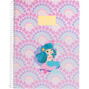 Caderno Espiral A4 Pautado Mermaid