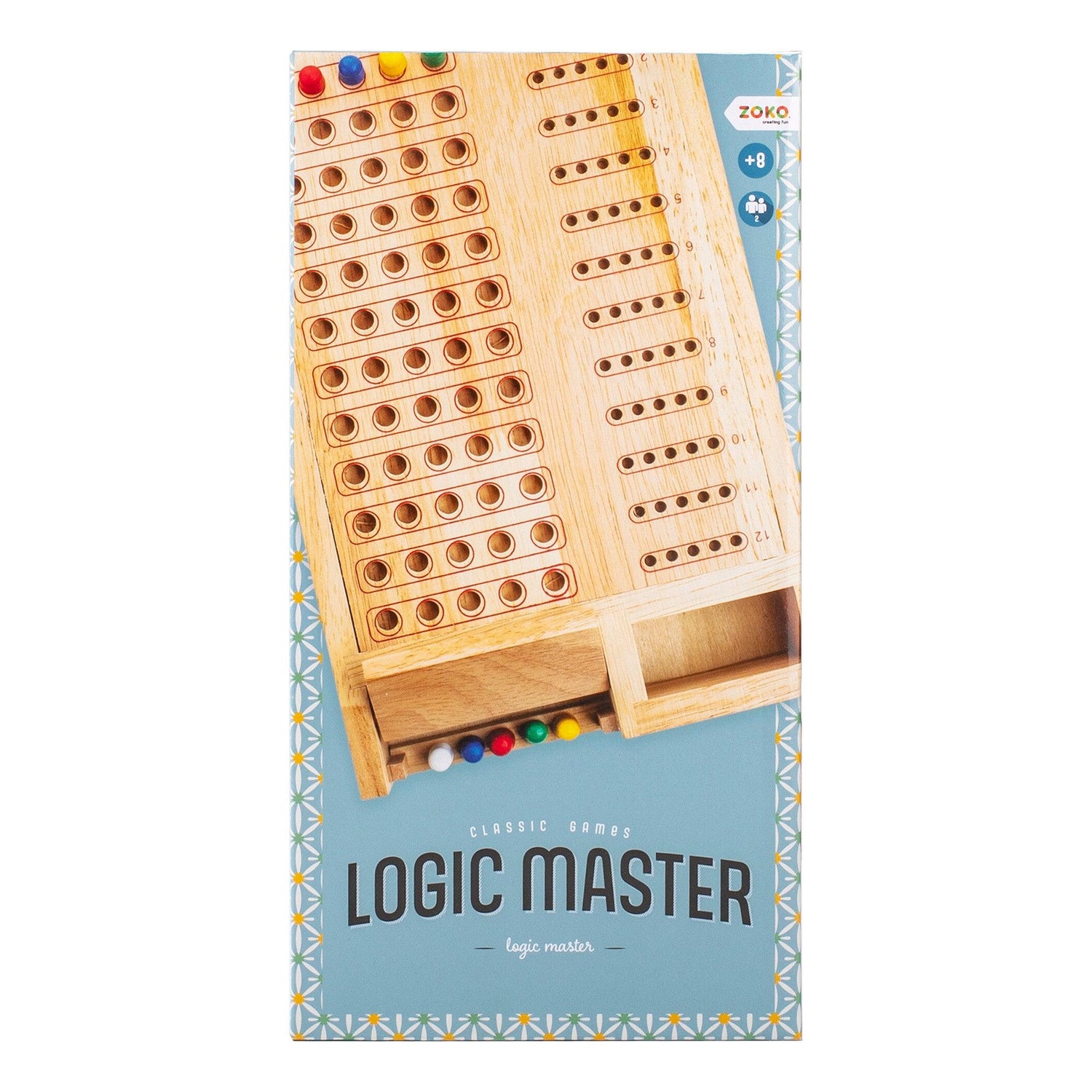 Zoko - Jogo de Tabuleiro Mastermind em Madeira