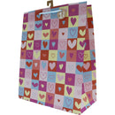 Saco para Presentes Color Hearts 27x22x12cm Note!