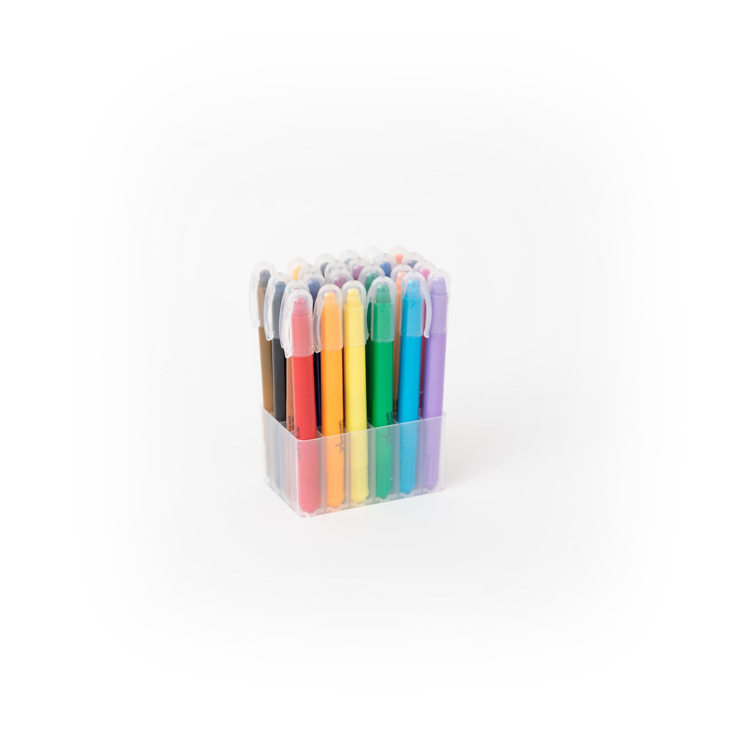 Conjunto 24 Lápis De Cera Para Colorir