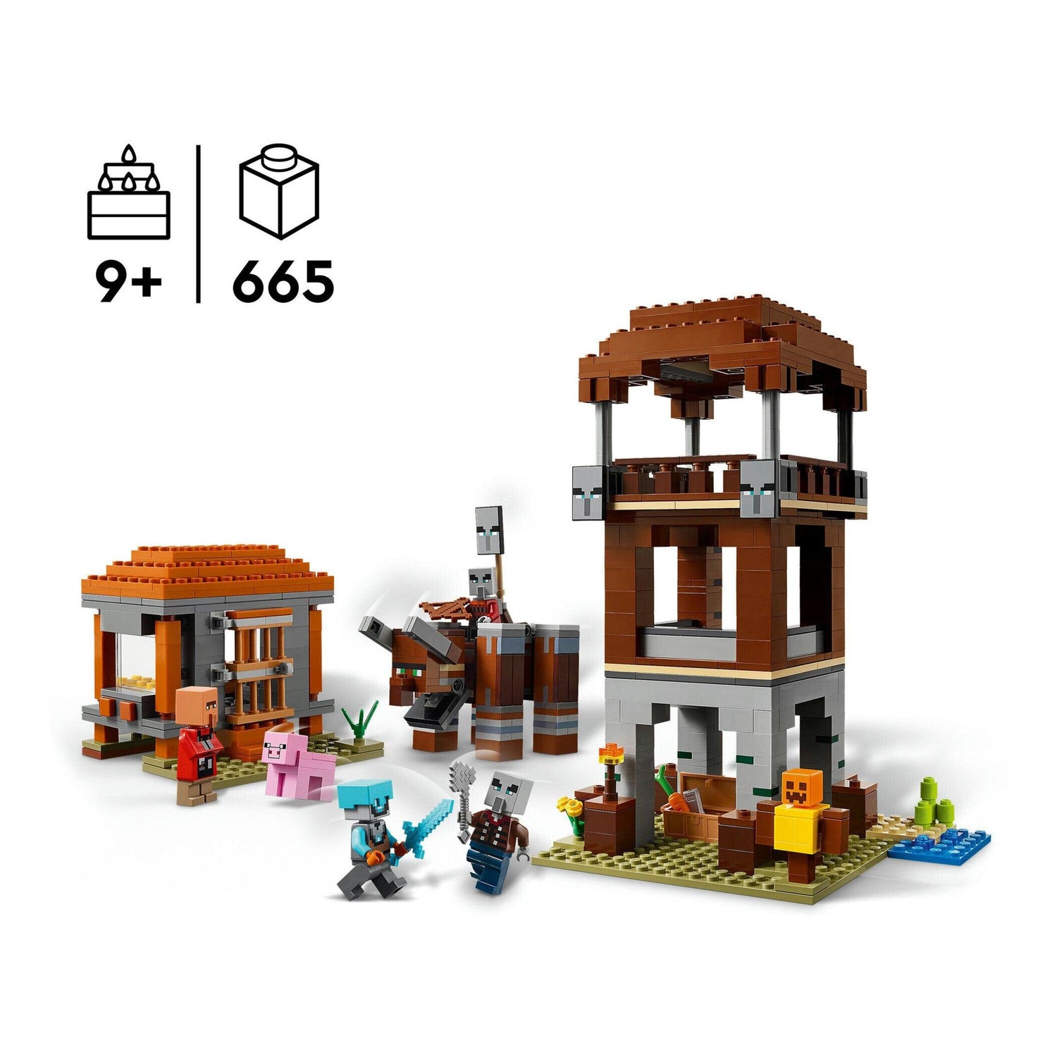 LEGO Minecraft - O Posto Avançado do Saqueador e Devastador - 21278