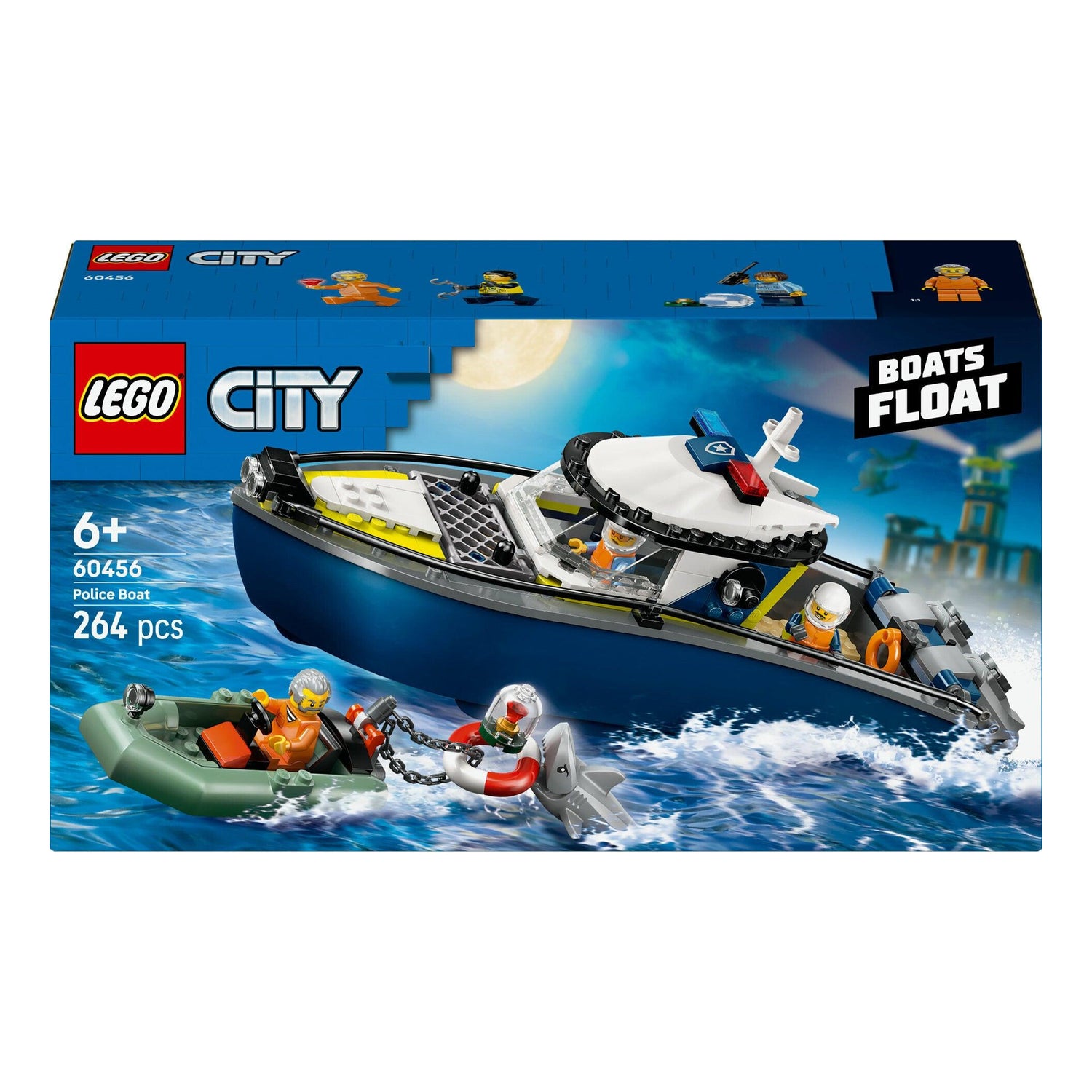 LEGO City - Perseguição com Barco da Polícia - 60456