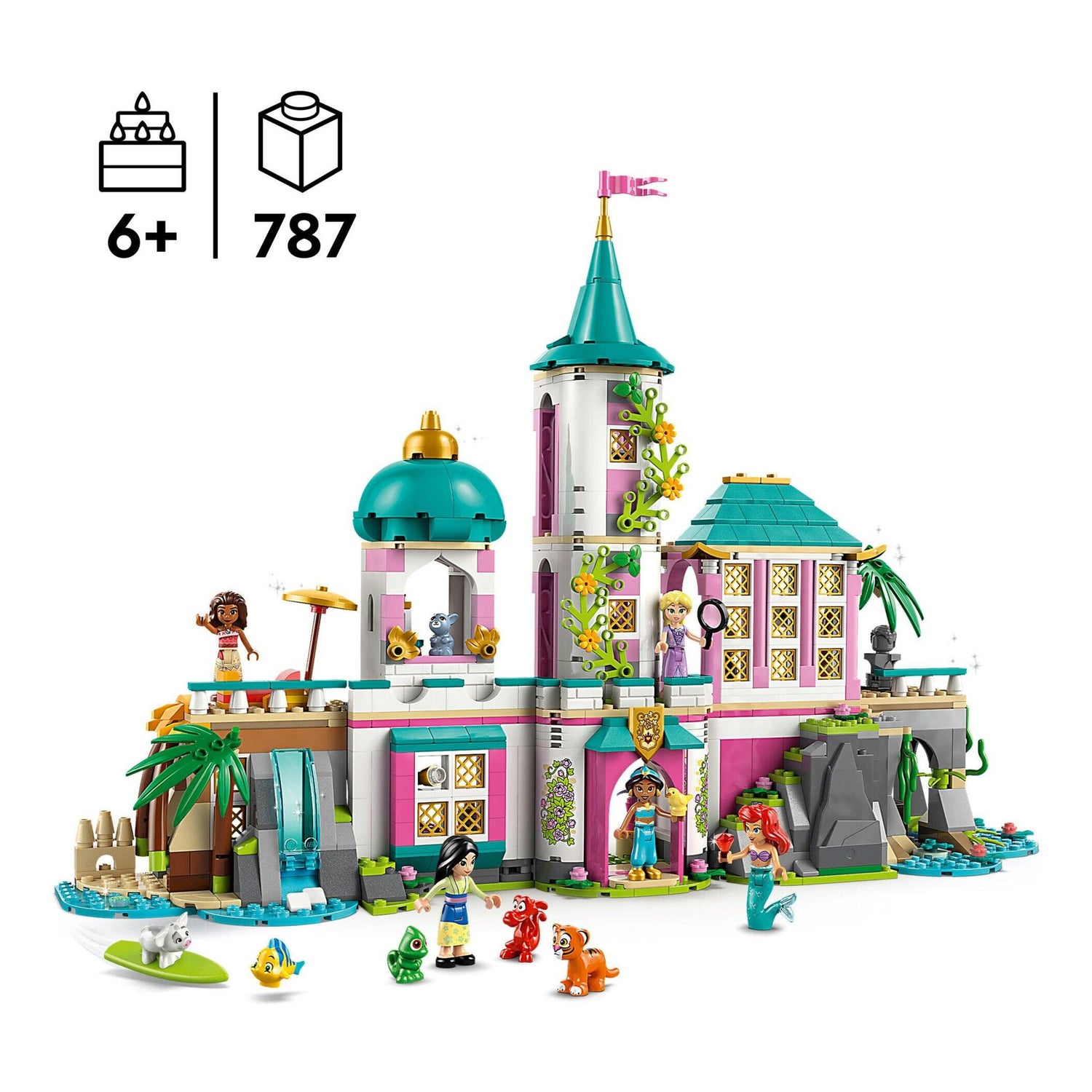 LEGO Disney - Castelo da Princesa & Animais de Estimação Reais - 43267