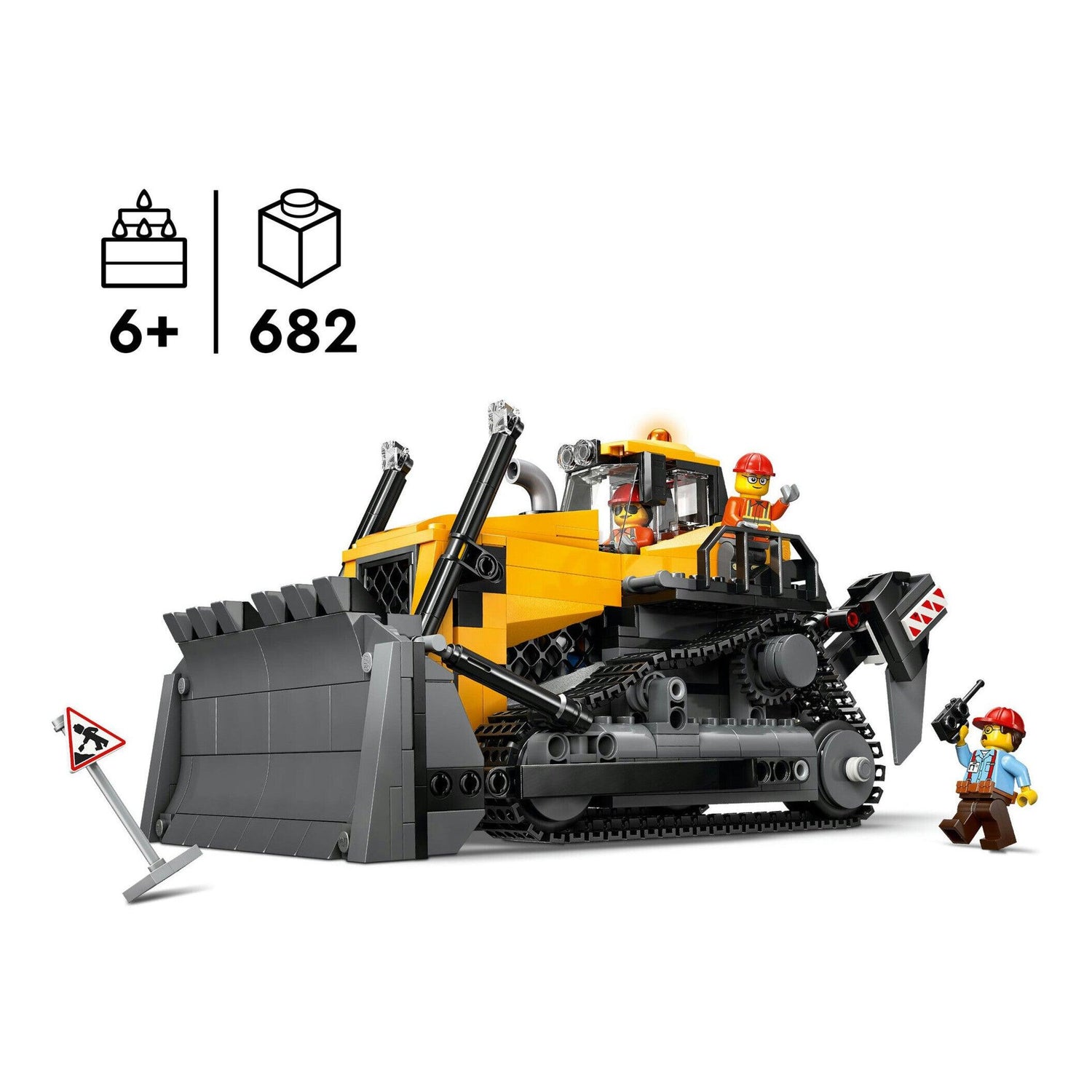 LEGO City - Buldózer Amarelo - 60466