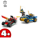 LEGO Ninjago - Duelo de Carros de Corrida Rogue contra Drix - 71840