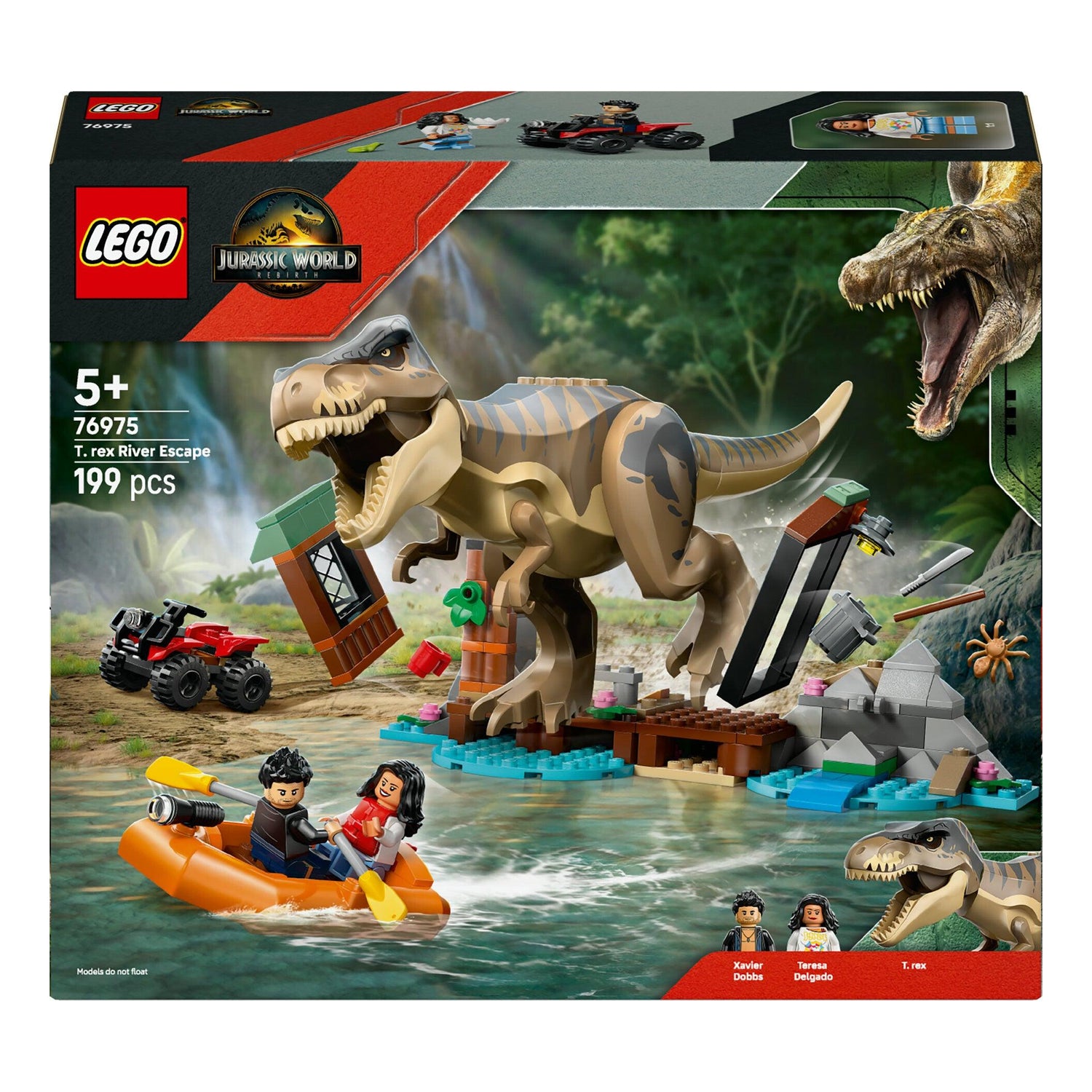 LEGO Jurassic World - Fuga Pelo Rio do T. rex - 76975