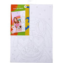 Kit Colorir por Números com Tela e Aguarelas (vários modelos)