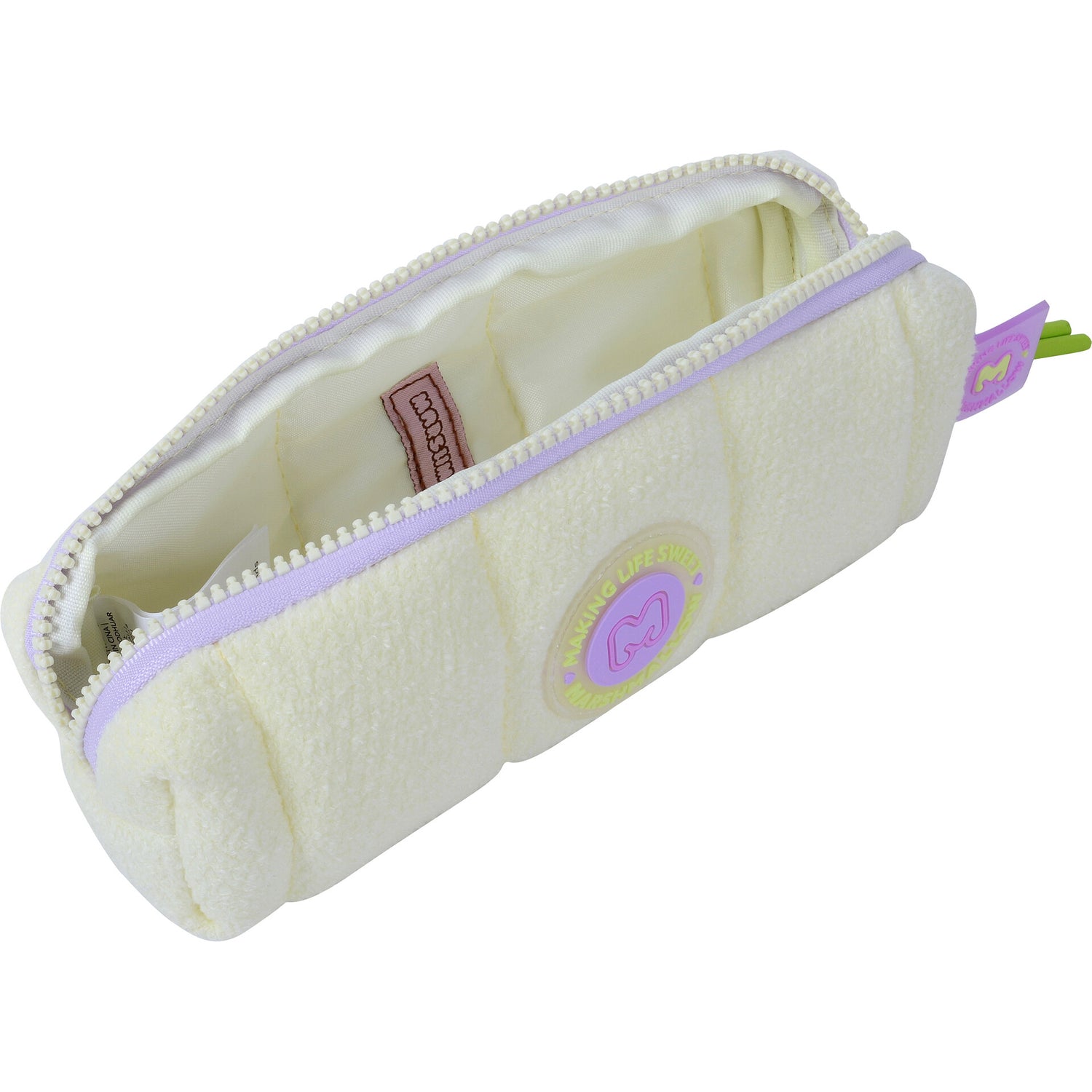 Estojo Redondo Cosy Plush (vários modelos) Marshmallow