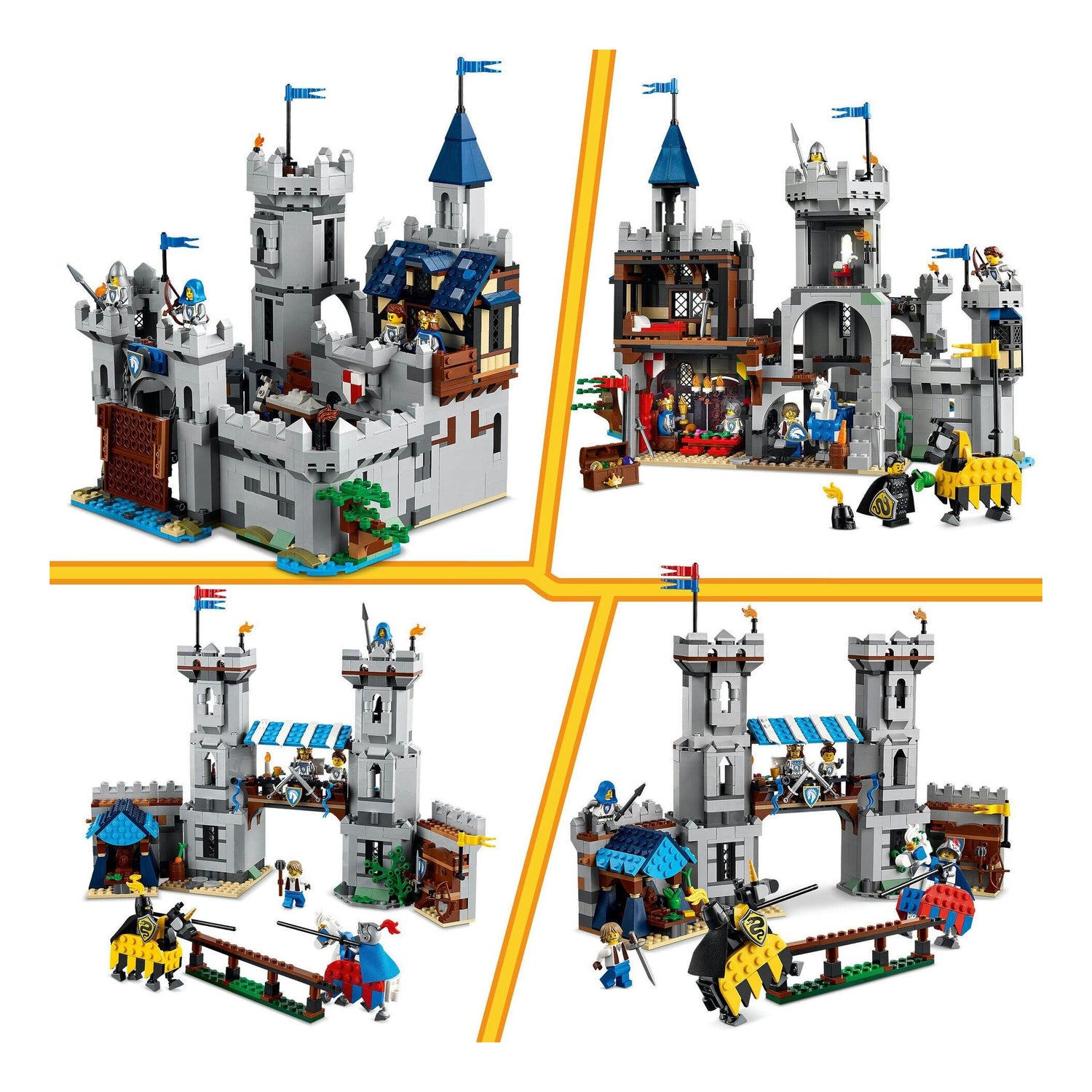 LEGO Creator - Castelo Medieval Com Cavaleiro E Cavalo - 31168