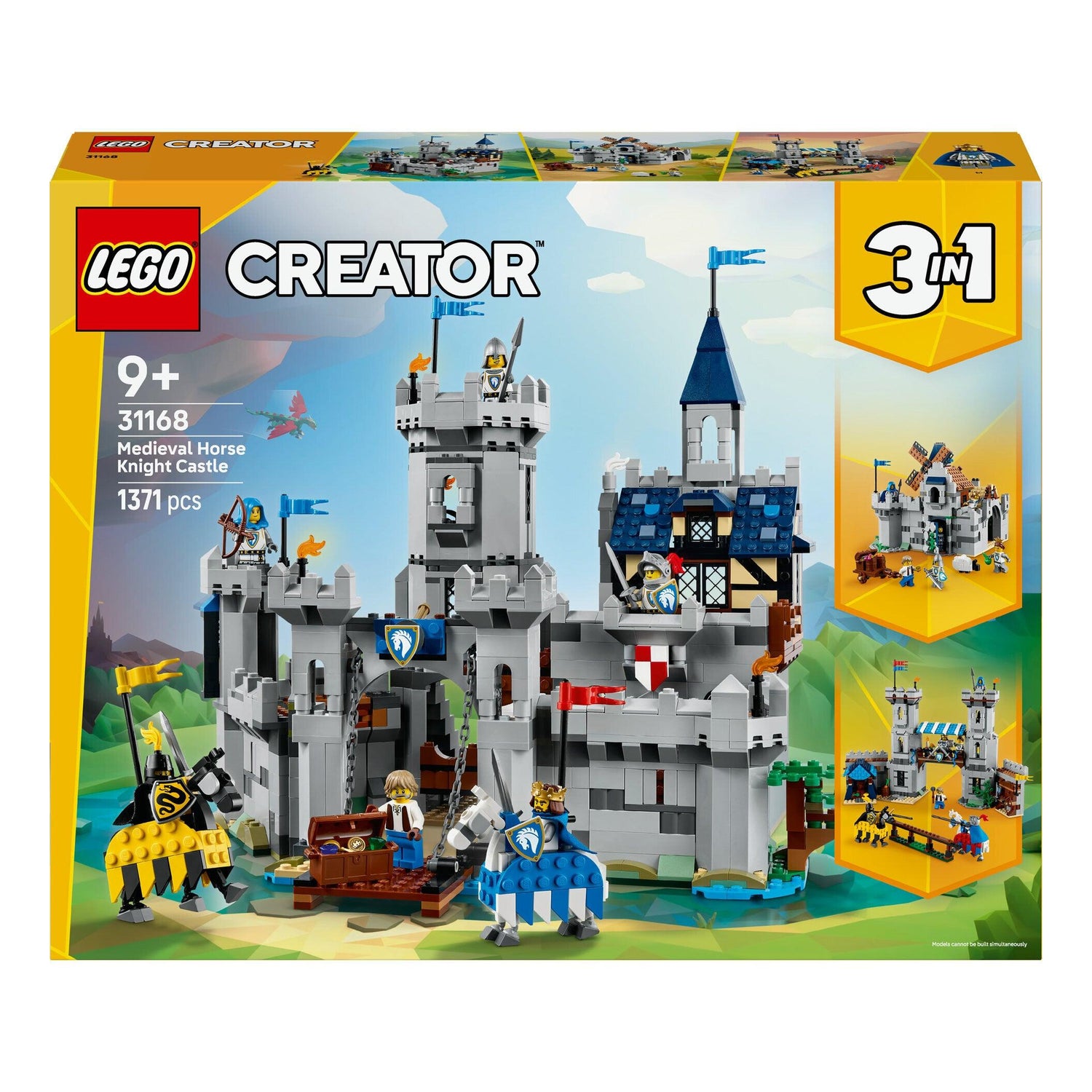 LEGO Creator - Castelo Medieval Com Cavaleiro E Cavalo - 31168