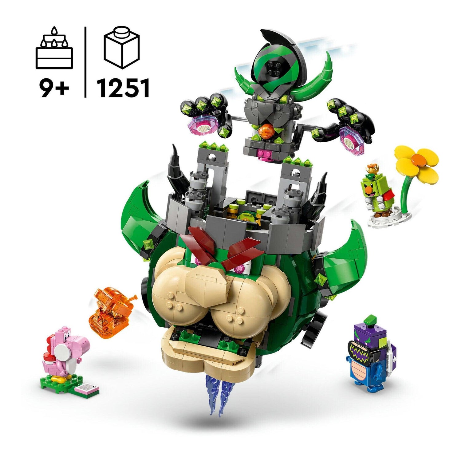 LEGO Super Mario - Príncipe Florian E Bowser Castelo - 72042