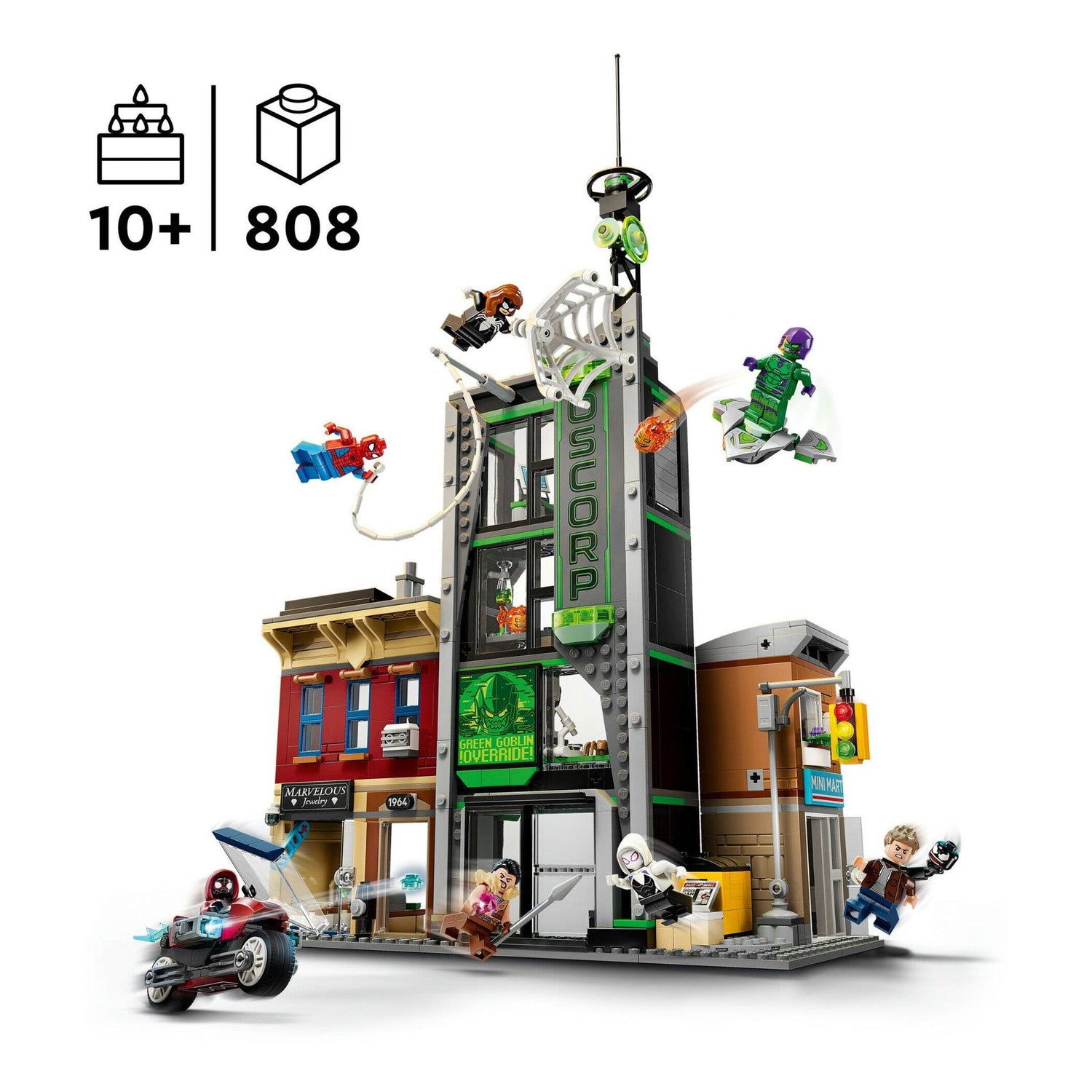 LEGO Marvel - Spider-Man Contra Oscorp - 76324