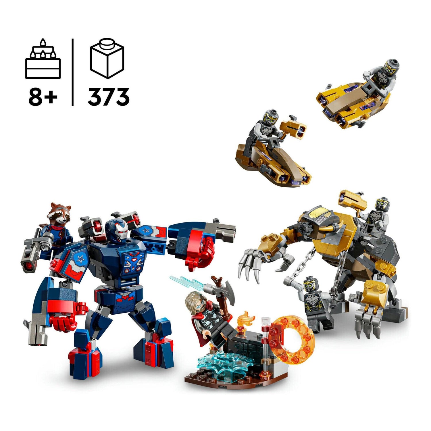 LEGO Marvel - Vingadores: Endgame Thor Vs Chitauri - 76322