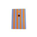 Caderno A5 Riscas - Azul E Laranja