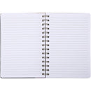 Caderno Espiral Formato A5 Com Elástico 60 Folhas Pautado Mixed Canvas