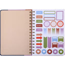 Caderno Espiral Formato A5 Com Elástico 60 Folhas Pautado Mixed Canvas