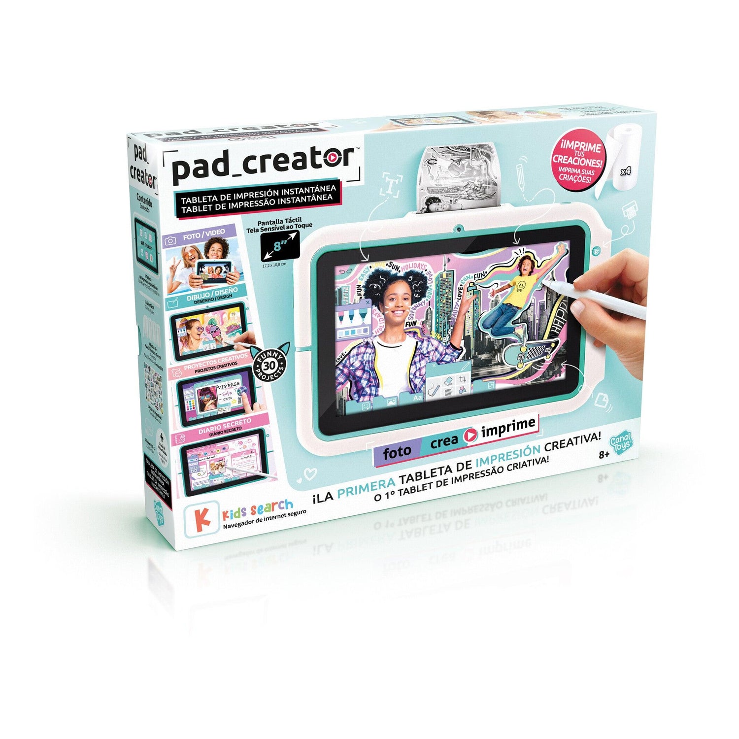 Canal Toys - Ipad com Impressora Instantânea