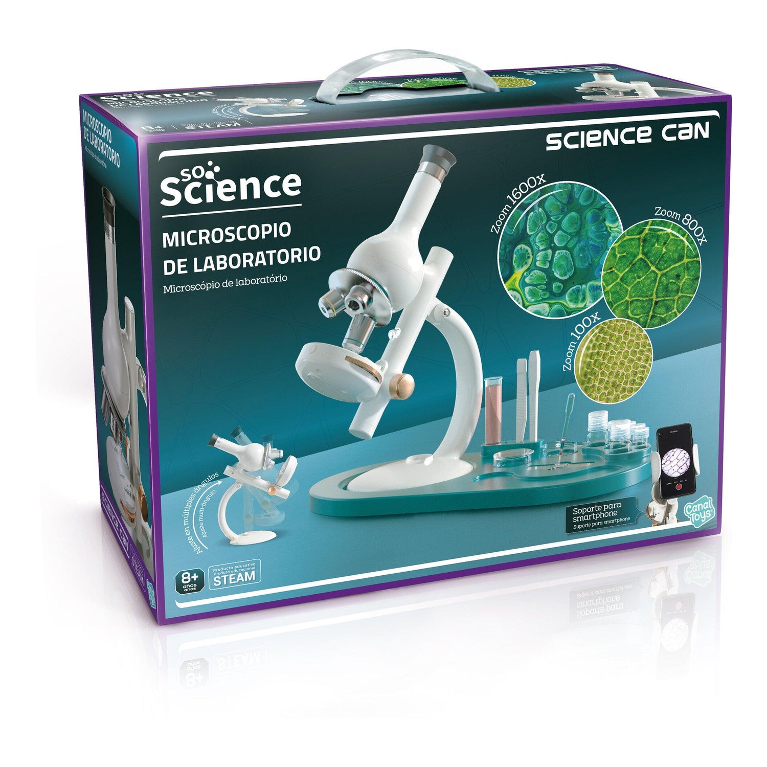 Canal Toys - Microscópio de Laboratório