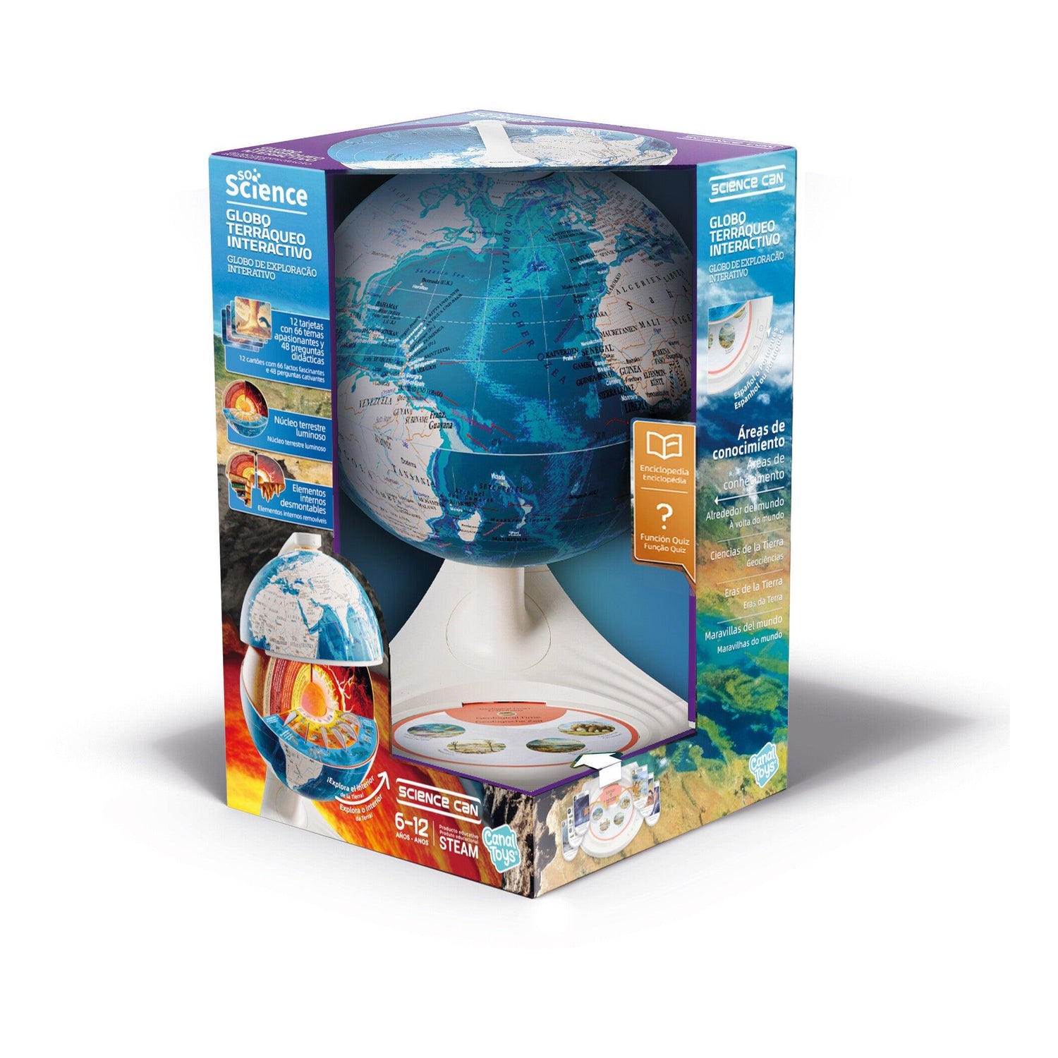 Canal Toys - Globo de Exploração Geocêntrica