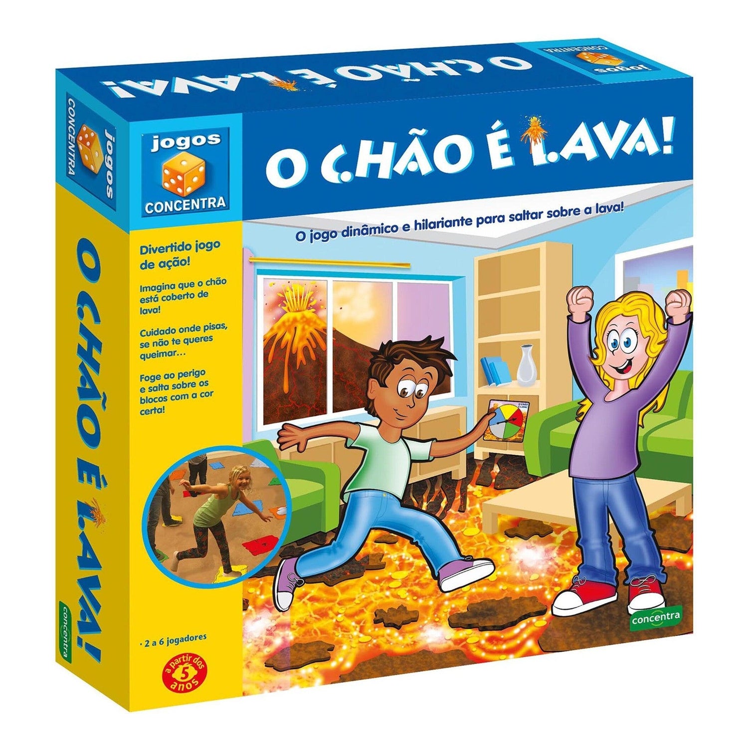 Concentra - Jogo O Chão É Lava