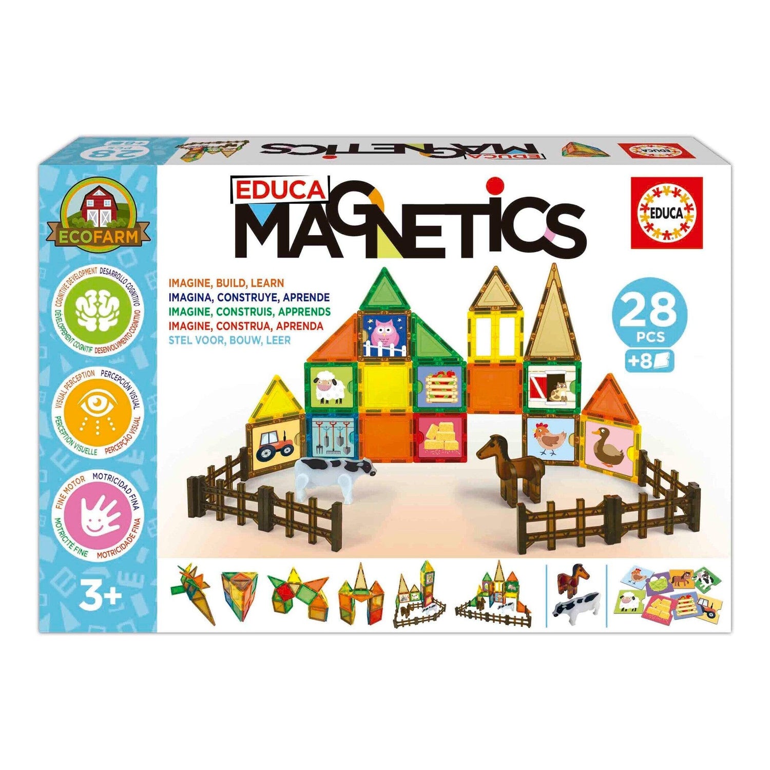 Educa - Jogo Magnetics Zoo 50 Peças