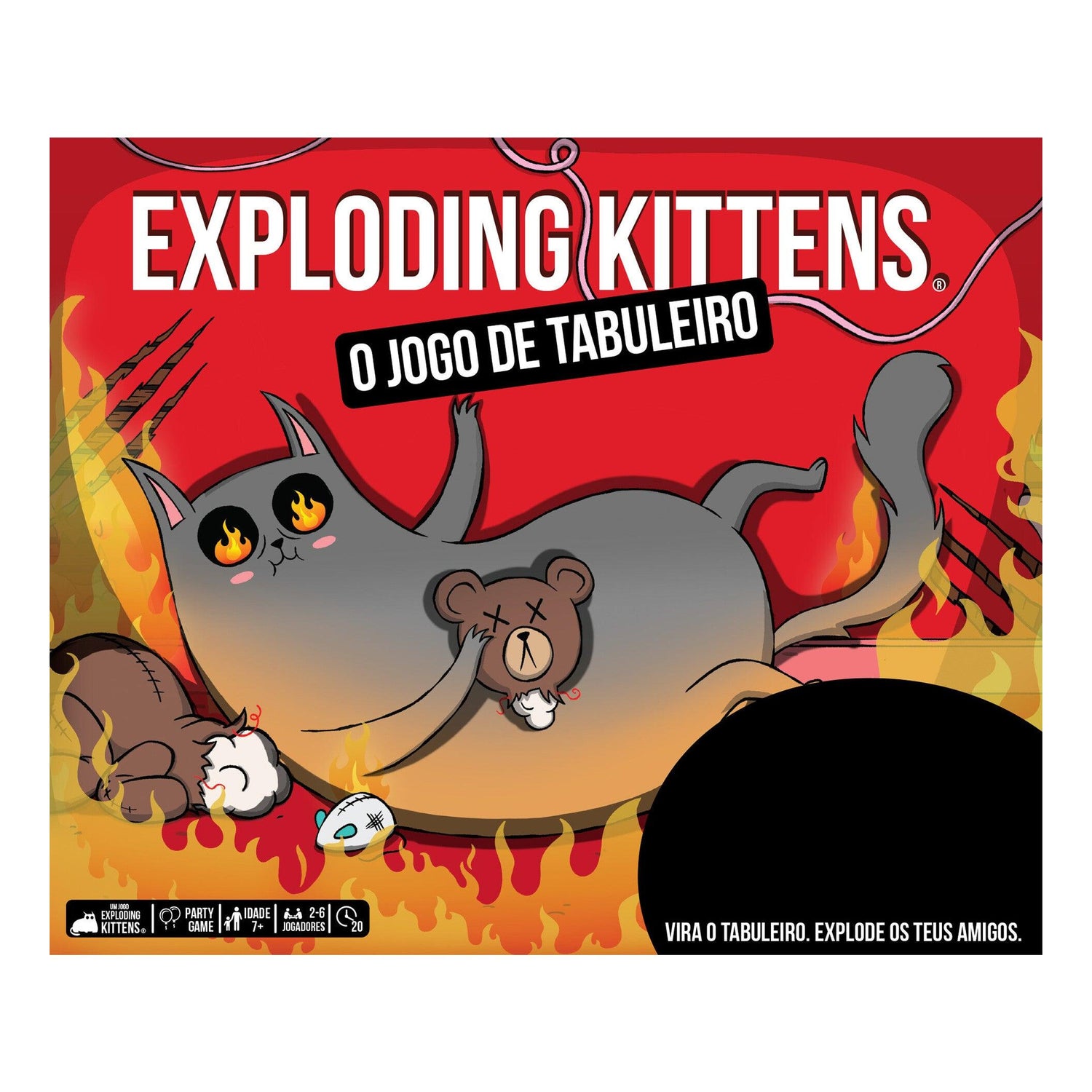 Mebogames - Jogo de Tabuleiro Exploding Kittens