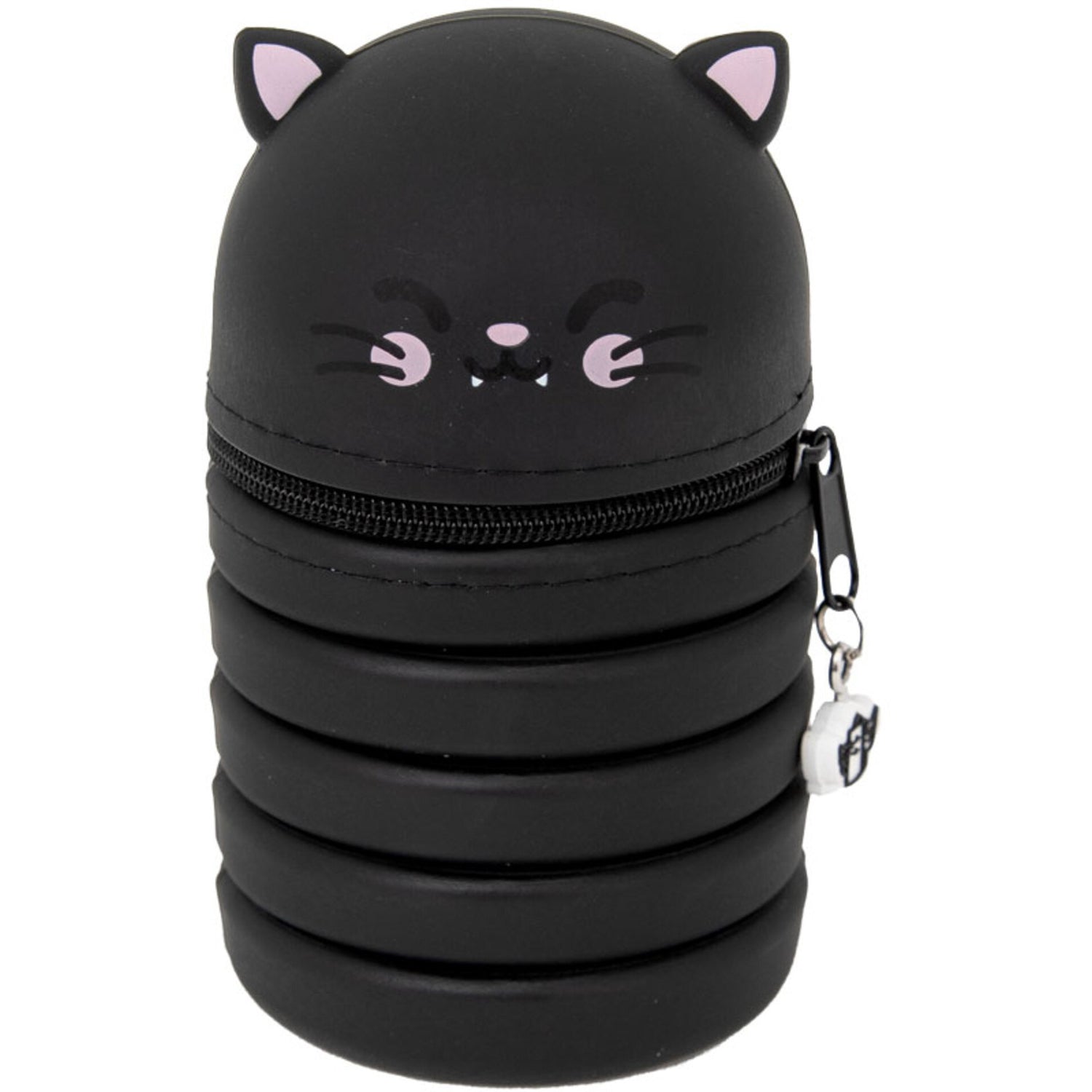 Estojo Silicone Extensível - Gato Preto