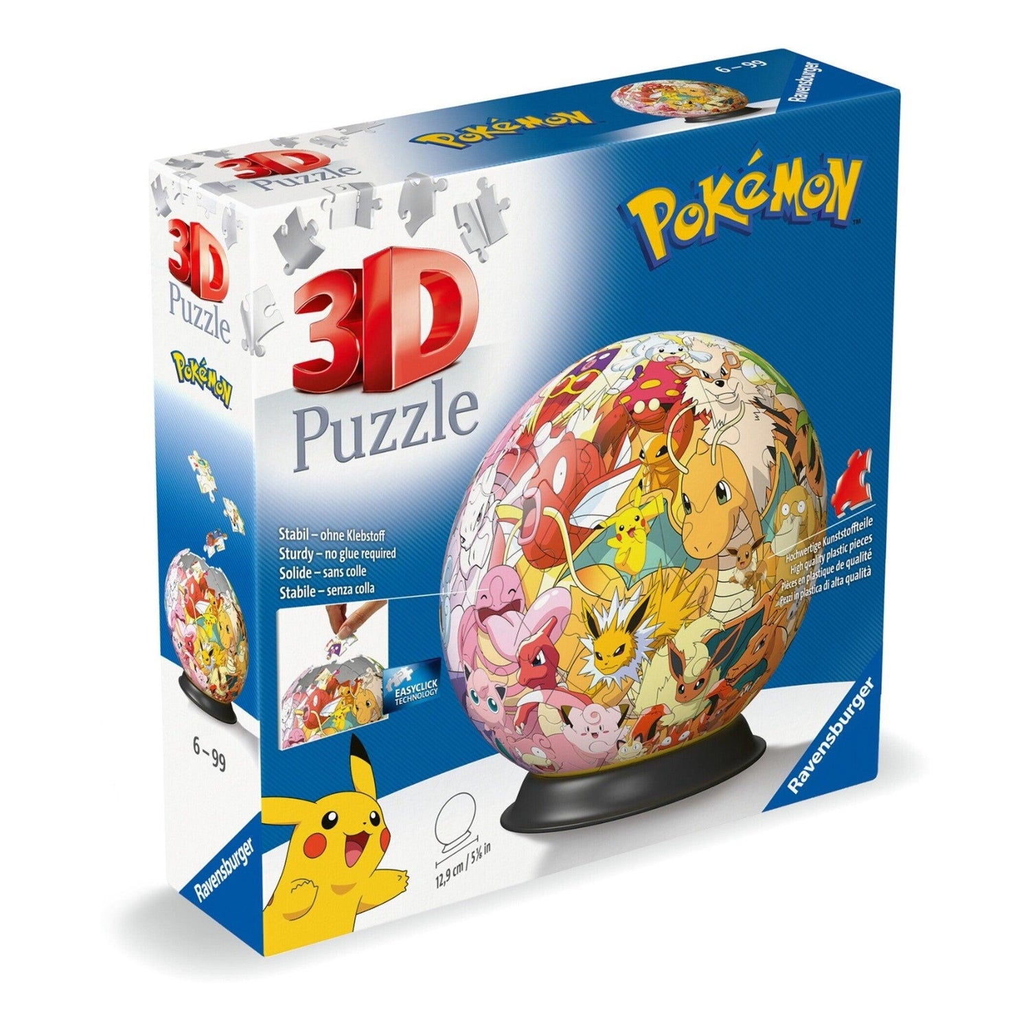Ravensburger - Puzzle Ball 3D Pokémon 72 Peças