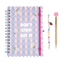 Caderno Espiral Com Caneta E Pendente