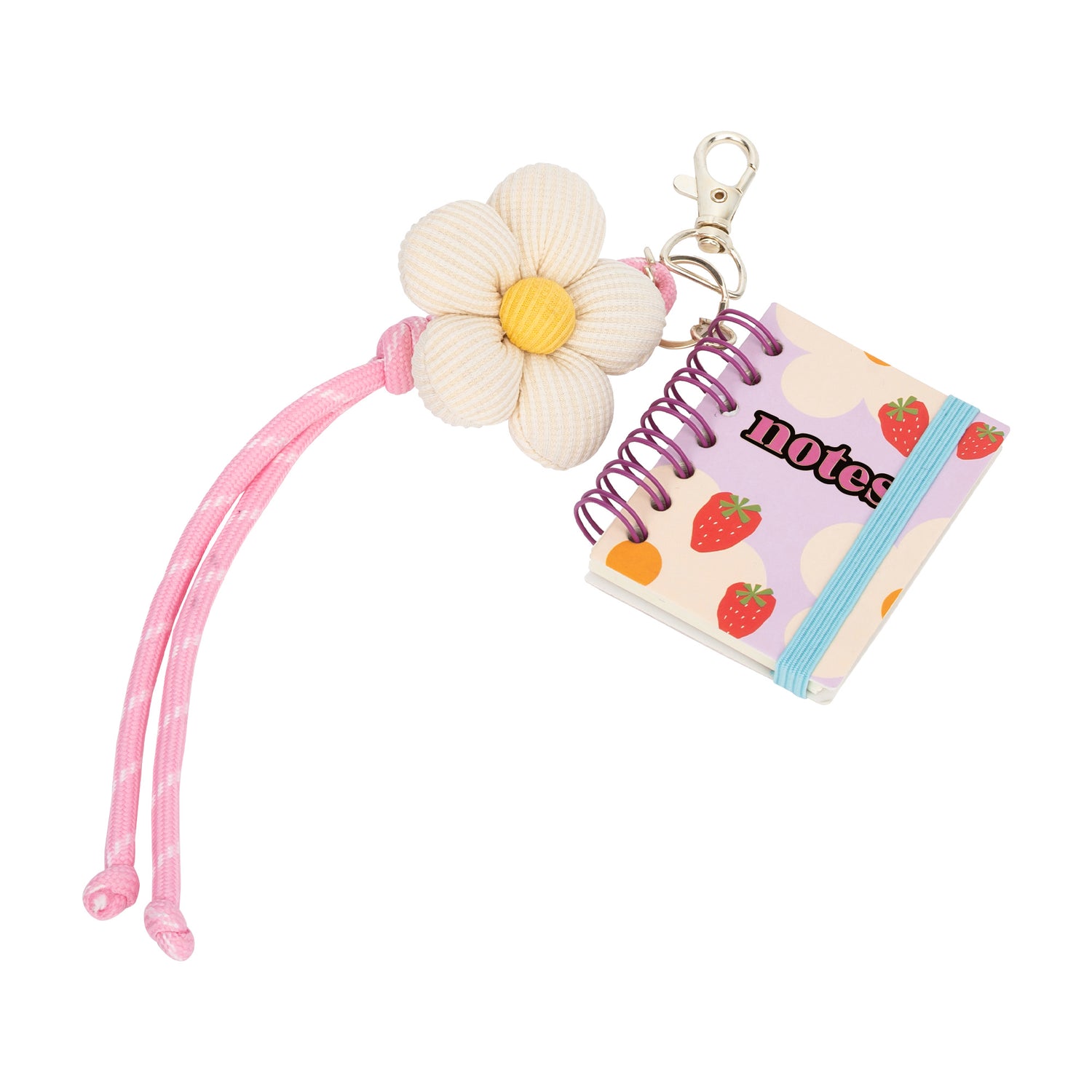 Mini Caderno Com Charms 7 X5,5 Centímetros