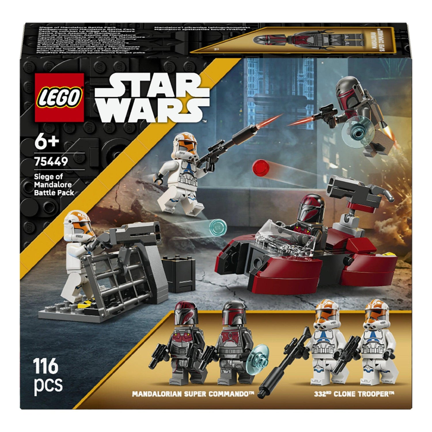 LEGO Star Wars - Pack de Combate do Cerco de Mandalore - 75449